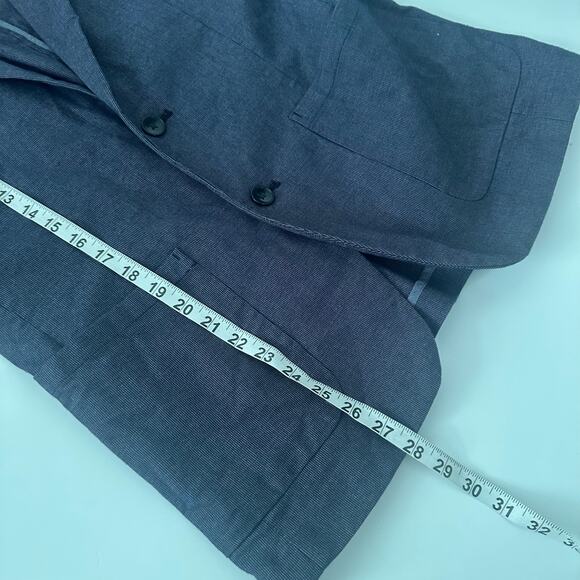 Old Navy Navy Blue Built-In Flex Blazer - Men's Small - Picture 6 of 8